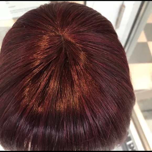 Red wine bangs BURGUNDY wig 2020 wig ON SALE - Picture 8 of 8